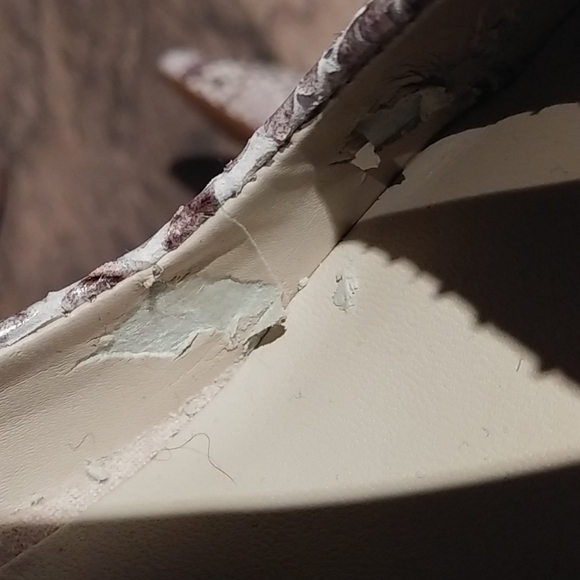 Aldo snakeprint genuine leather heels worn inside - Picture 6 of 10